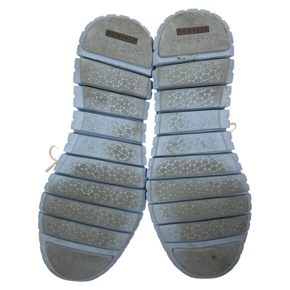 Cole Haan Zerogrand Wingtip Leather Oxford Shoes Lace Up Blue Size 8B - Picture 11 of 13